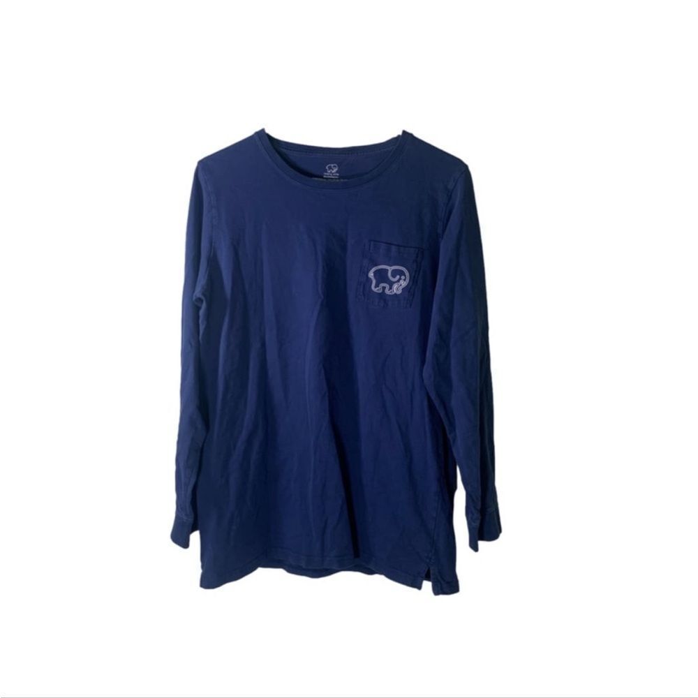 Ivory Ella Large Blue Basketball Long‎ Sleeve Shirt